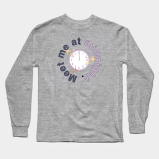 Meet Me At Midnight Lavender Long Sleeve T-Shirt